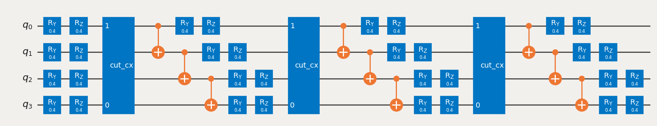 Quantum circuit diagram