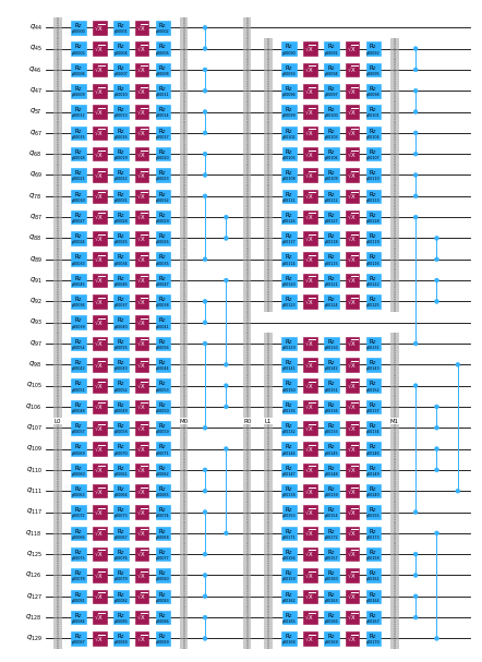 Quantum circuit diagram